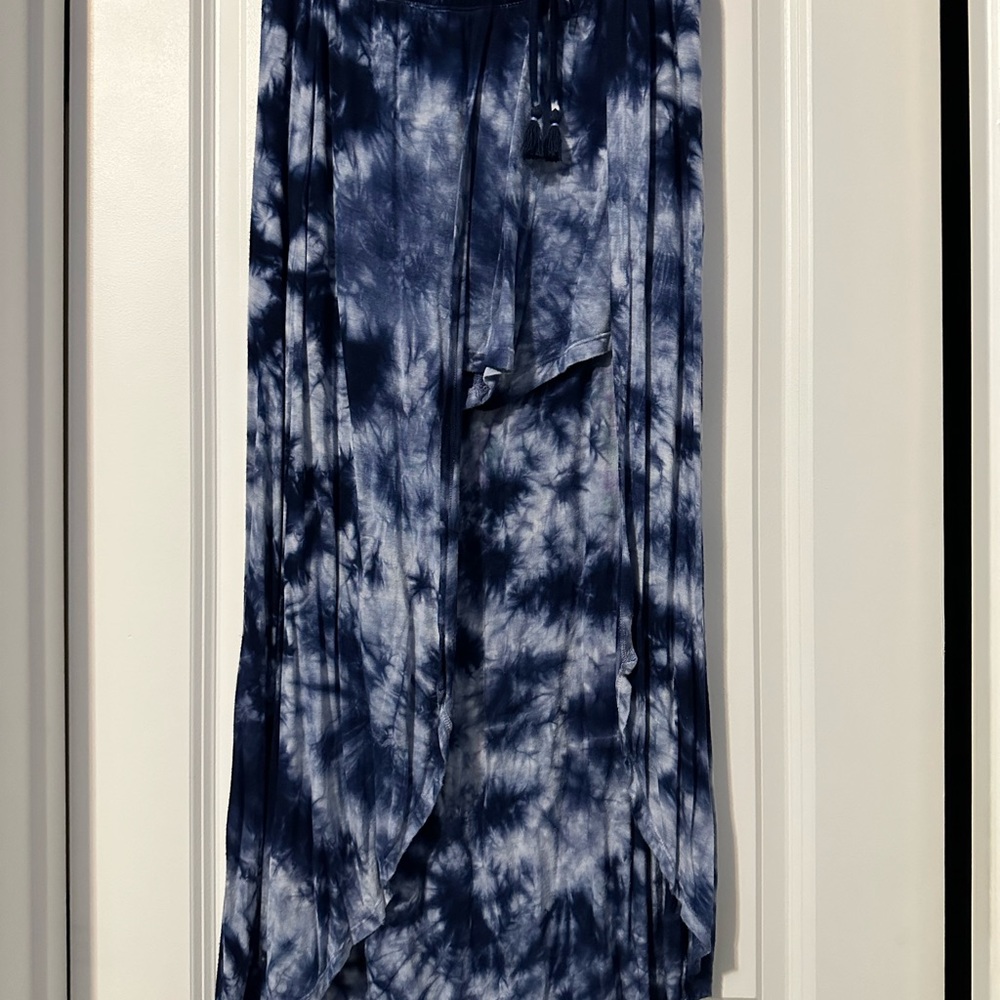 Justice Blue Tie-Dye Skirt
